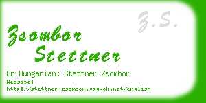 zsombor stettner business card